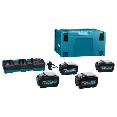 Makita Sada 4xBL4050F + DC40RB(2) syst.(40V/5,0Ah) XGT